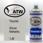 Preview: Toyota, Silver Metallic, 1J6: 400ml Sprühdose, von ATW Autoteile West.